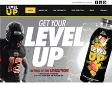 Tablet Screenshot of drinklevelup.com